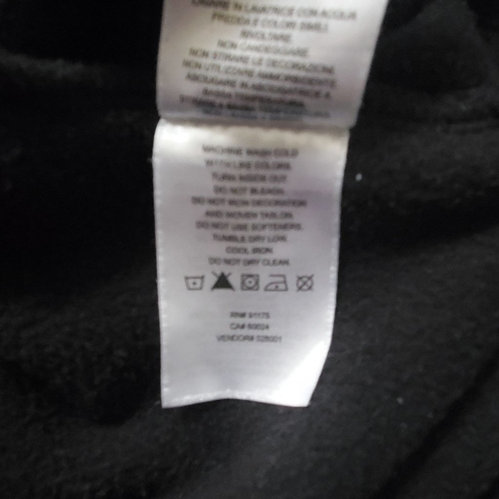 FILA Women's Black Color Block‎ Quarter Zip Fleece Pullover Sweatshirt Sz Medium - Picture 12 of 15